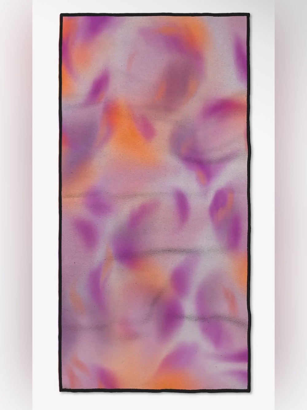 NWT Geometry Fitness Towel in Magenta Print